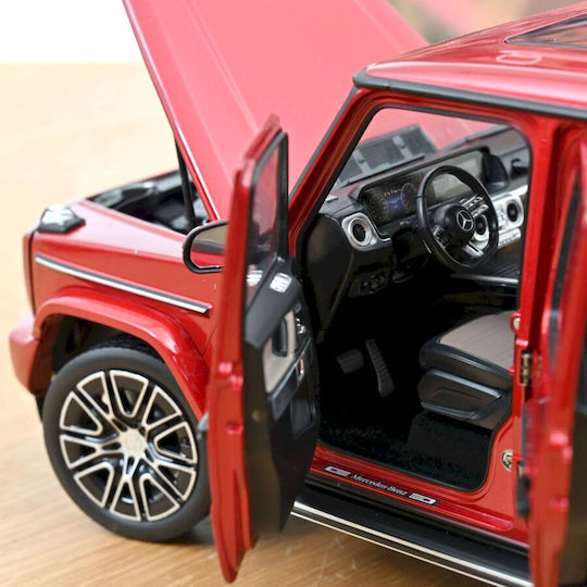 Precomandă Model Mașină Mercedes-Benz G-Class 2024 Roșu Iacint Scara 1:18 Norev