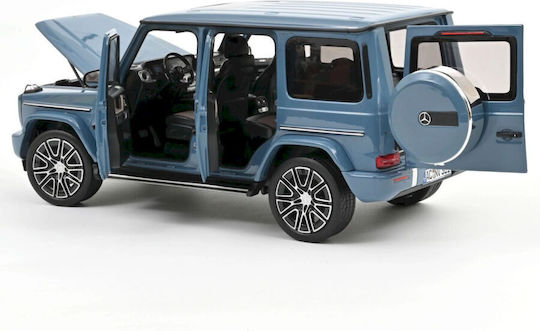 Model Mașină Mercedes-Benz G-Class 2024 Vintage Albastru Scara 1:18 Norev