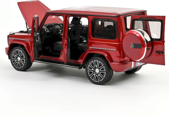 Precomandă Model Mașină Mercedes-Benz G-Class 2024 Roșu Iacint Scara 1:18 Norev