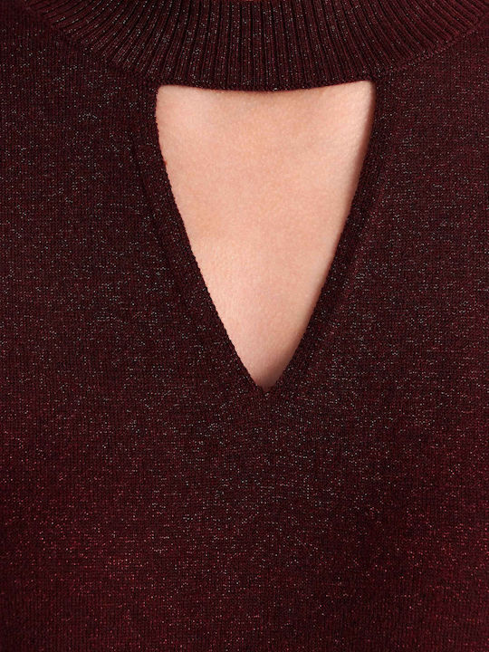 Women's Blouse Red 8P23820-Burgundy