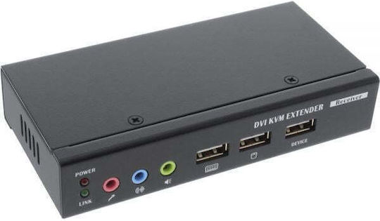InLine 61640 KVM & Data Switch με DVI / USB / Ethernet / Audio