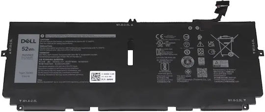 Dell 722kk Li-Ion Batterie 6500mAh 4 Zellen 7.6V