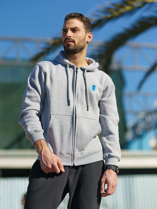 Hooded Cardigan Grey