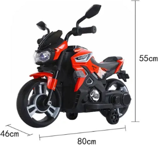 Kids Electric Motorbike 12 Volt Red for 3+ Years