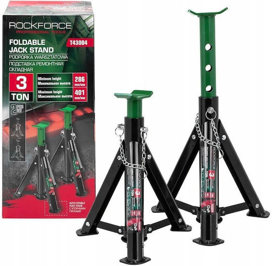 Rockforce Rockforce Auto-Stützfüße Set mit Hubgewicht bis zu 3 Tonnen