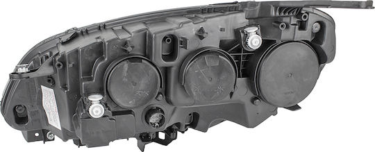 Headlight Right Fiat Doblo 2015+ Electric Adjustment Black Frame 505312