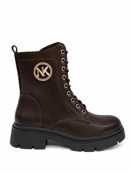 Stiefeletten Damen Braun