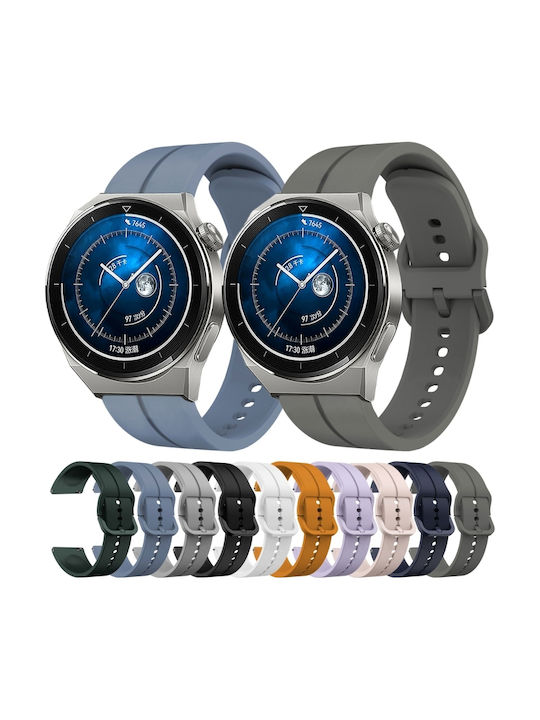Gummi-Armband Grau 43mm