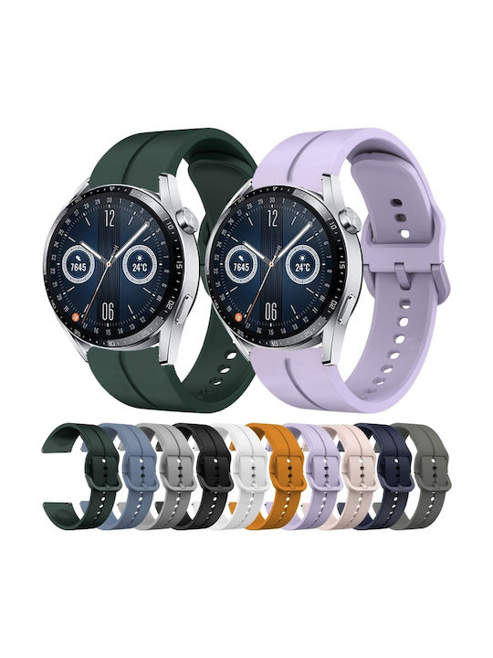 Gummi-Armband Grün 42mm