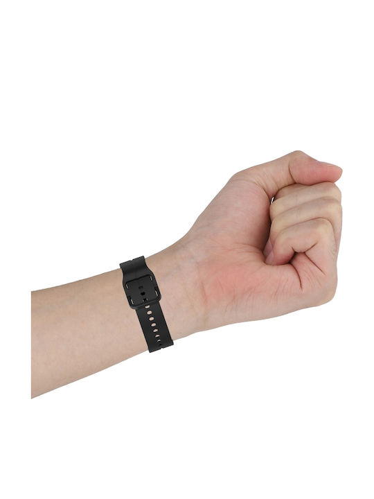 Gummi-Armband Grau 42mm