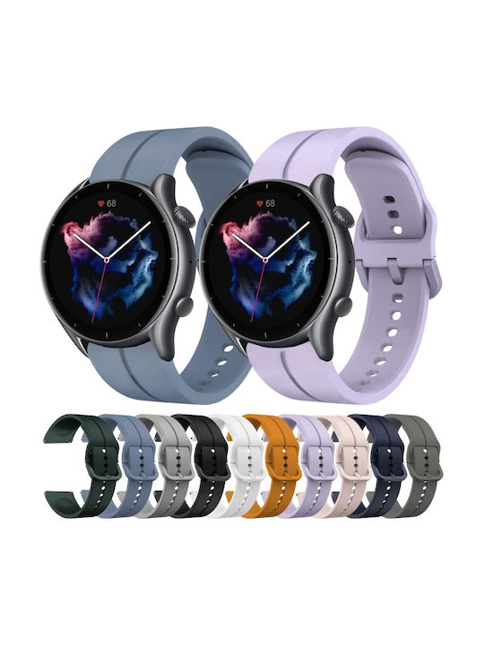 Gummi-Armband Rosa 22mm