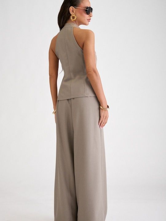 Women's Dark Beige Kit with Trousers