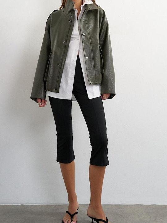 Women's Bomber Jacket Green Bee