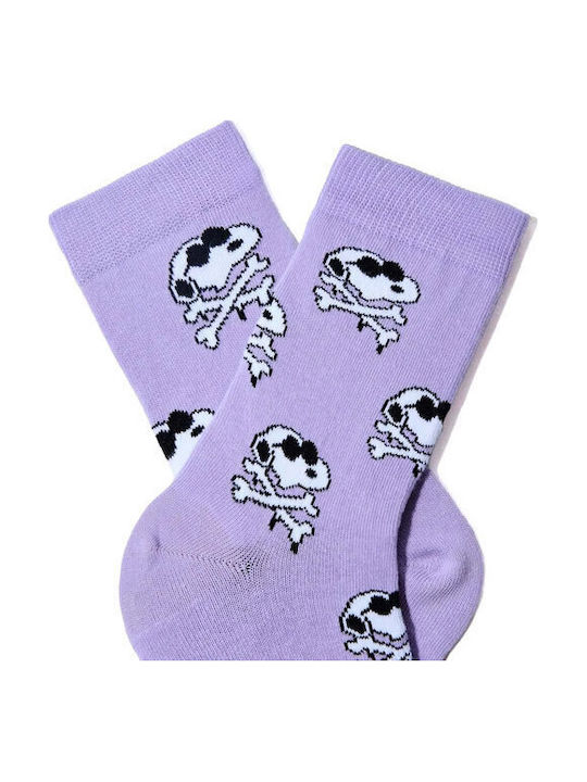Besocks Socks With Purple Patterns