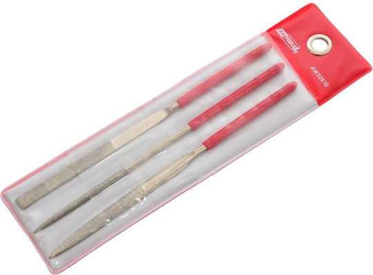 AWTools AW32610 Plastic Round / Semicircular File with Handle