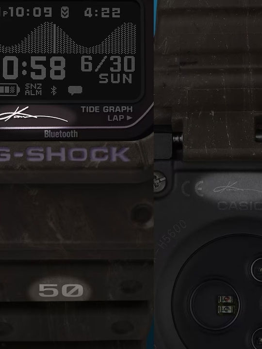 Casio Ceas Bărbătesc Digital Cu Baterie Și Curea Din Cauciuc Neagră