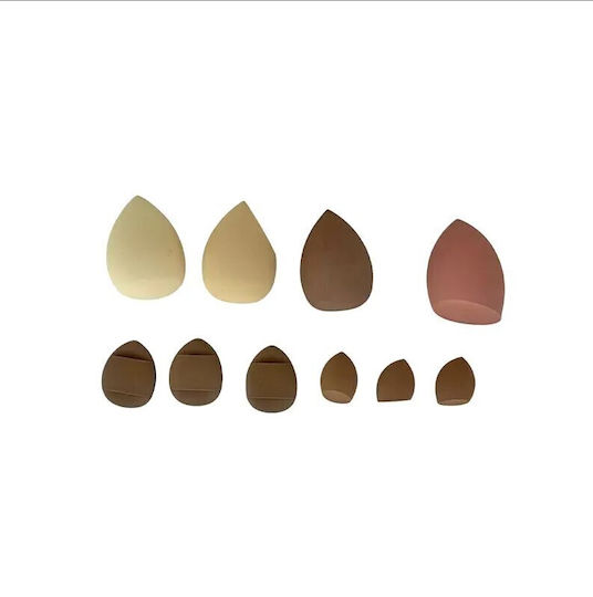 Beauty Salon Make-up Pinsel & Schwämme Set für Concealer 10 Stück