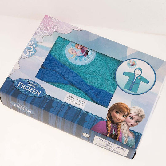 Disney Kids Bathrobe Frozen Hooded