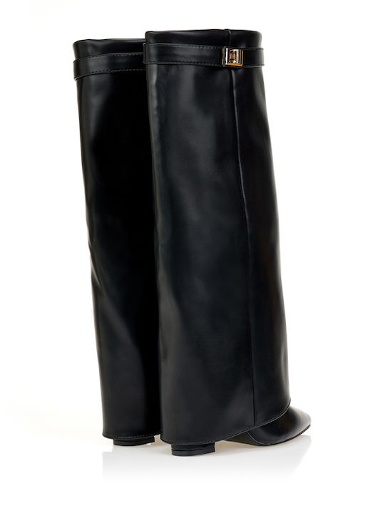 Women's Boots with High Heel Black