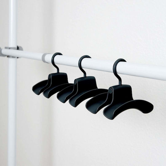 Wenko Foldable Wardrobe Hanger for Belts Plastic Black 11701292 3 Pieces