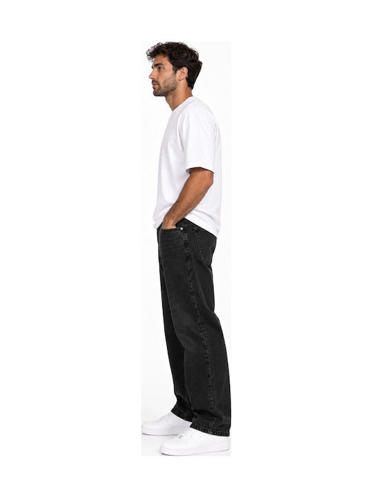 Ανδρικό Παντελόνι Τζιν Loose Fit Μαύρο