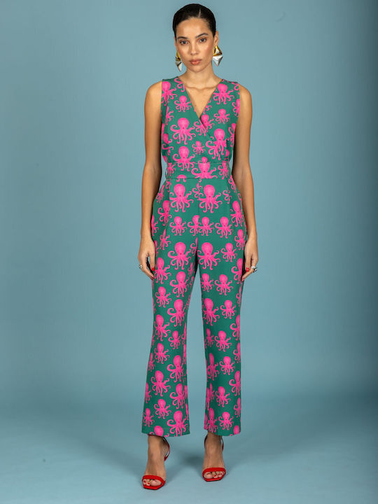 Damen Jumpsuit Grün