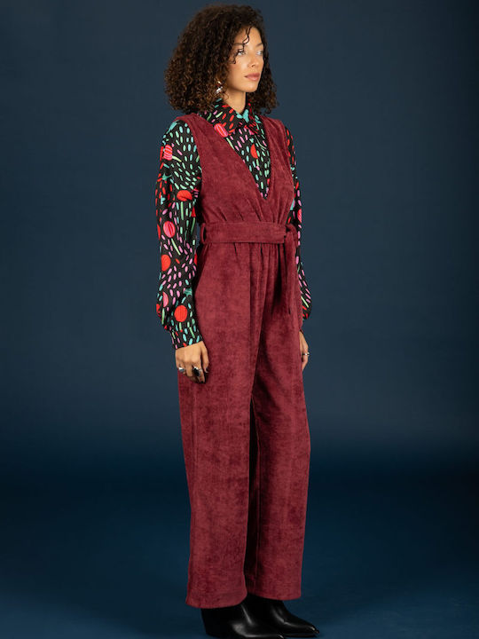Women's One-piece Jumpsuit Bordeaux