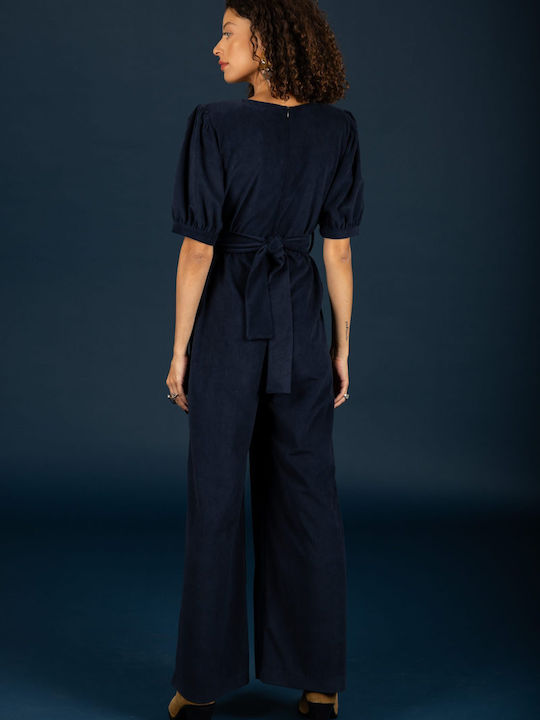 Damen Jumpsuit Blau 130-21476-Blau (008)