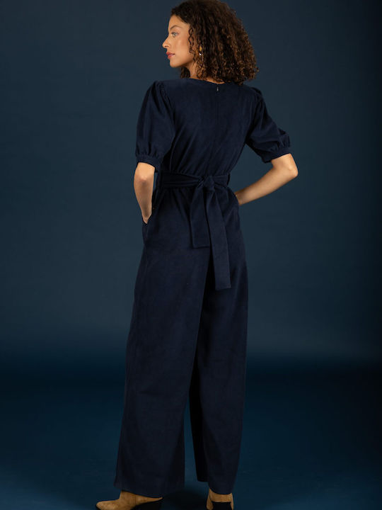 Damen Jumpsuit Blau 130-21476-Blau (008)