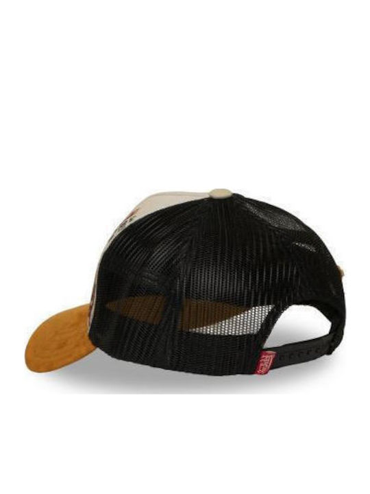Subli Orange Suede Trucker Cap Von Dutch