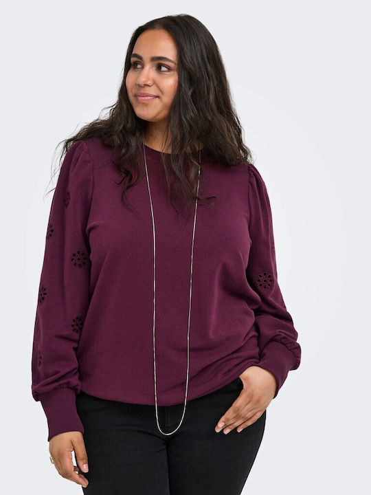 Hanorac Dama Lung Burgundy