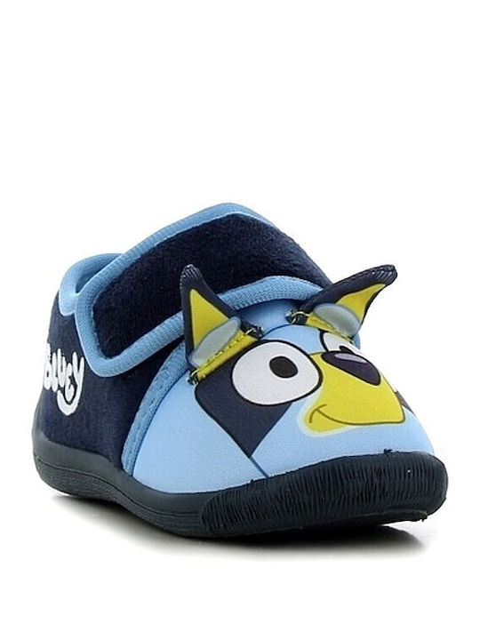 Blau Kinderhausschuhe