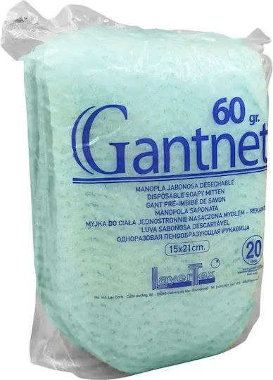 Layertex Reinigungshandschuh für den Körper Dekubitus / Patienten 20 Stück