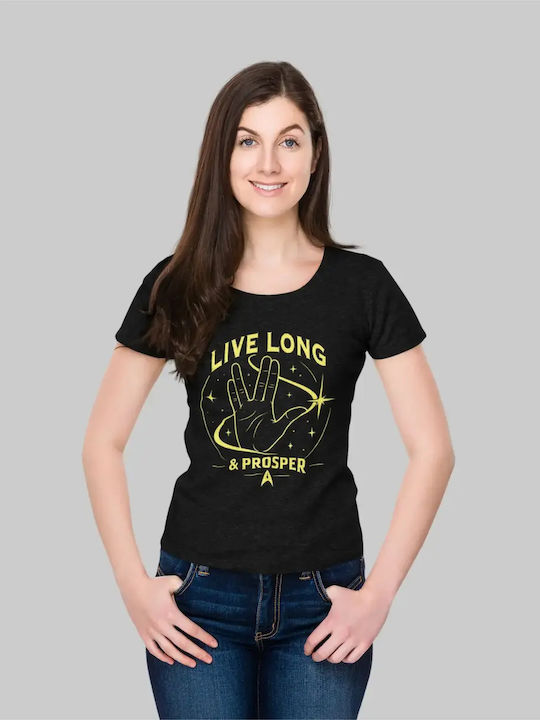 Live Long & Prosper Дамски T-shirt Бял