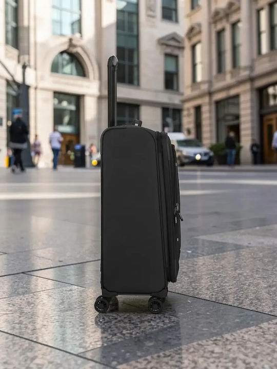 Travelite Mittlerer Reise Koffer Schwarz Höhe 67cm