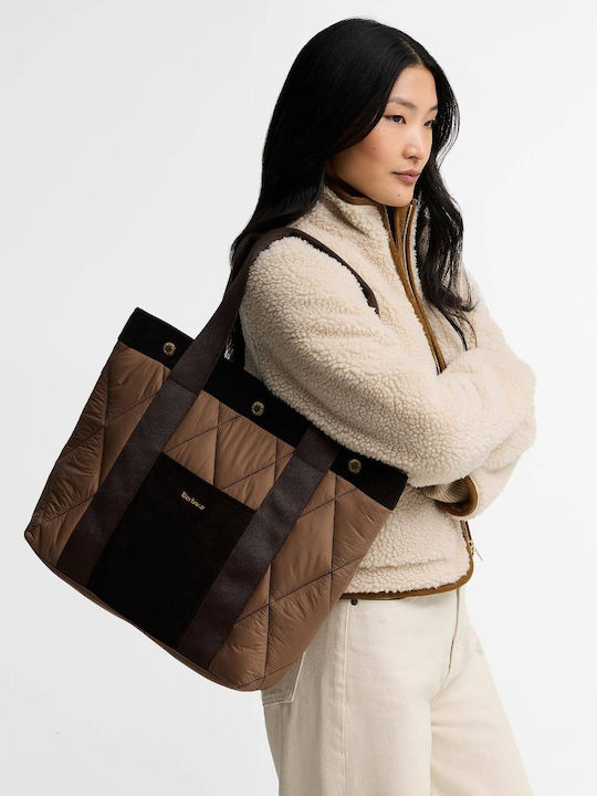 Fabric Women's Tote Bag Brown