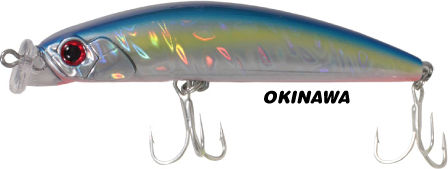 Ryuji King Mullet 90f Τεχνητό Δόλωμα Ψαράκι (Minnow) 9εκ./15gr Red Head