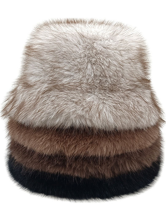 Intimonna Дамска Furry Кофа Шапка Сива