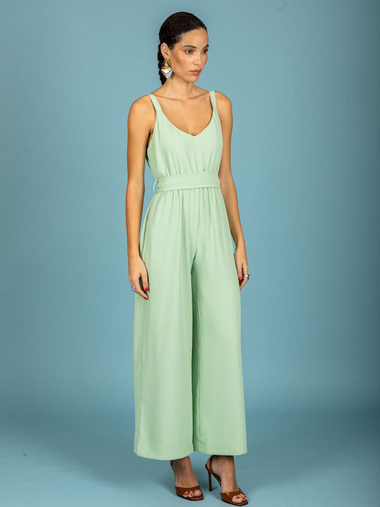 Damen Jumpsuit Grün