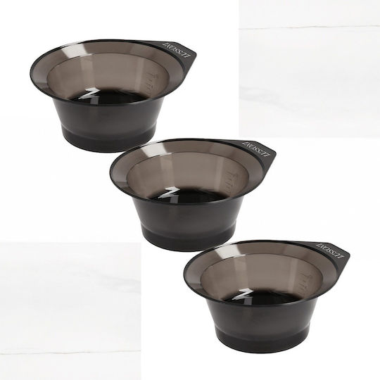 Recipient Vopsire Marcaje Măsurare 250ml Plastic Negru
