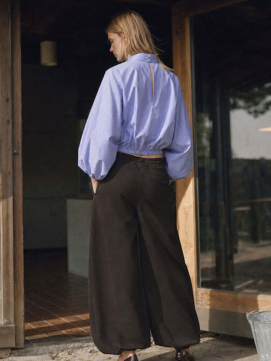 Women's Fabric Trousers Beige