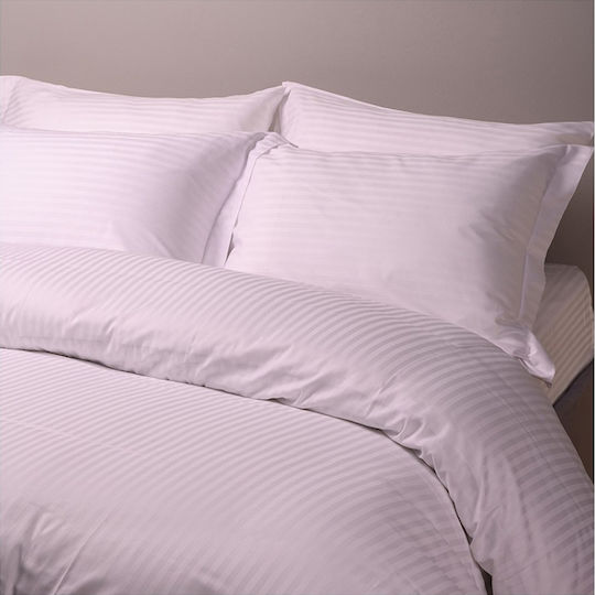 Nicefeelings Хотелска Завивка Polycotton На Райета 165x245см 5 Бройки