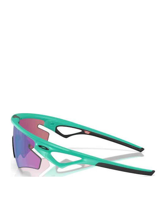 Oakley Unisex Γυαλιά Ηλίου με Πράσινο Σκελετό και Πολύχρωμο Φακό
