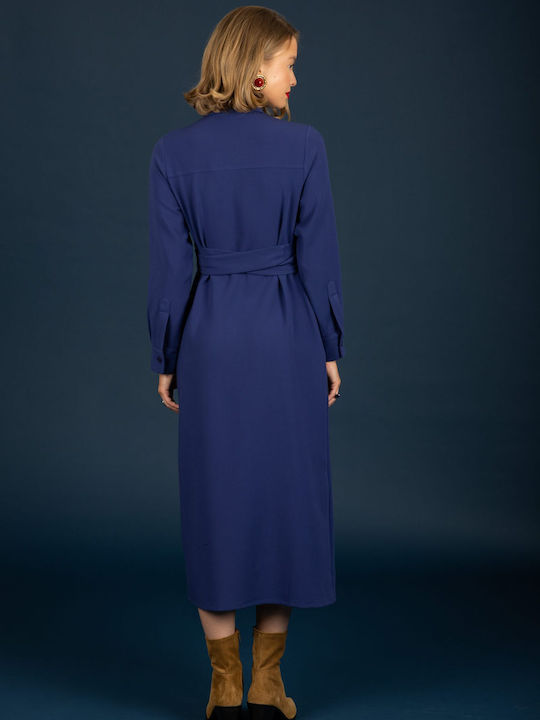 Midi Dress Ink Blue