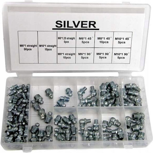 Silver Silver Werkzeugzubehör Satz 110 Stück