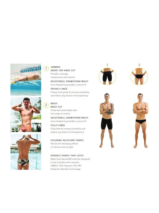 Finis Jammer Costum De Înot Pentru Competiții Albastru