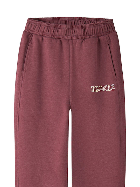 Kids Sweatpants Burgundy
