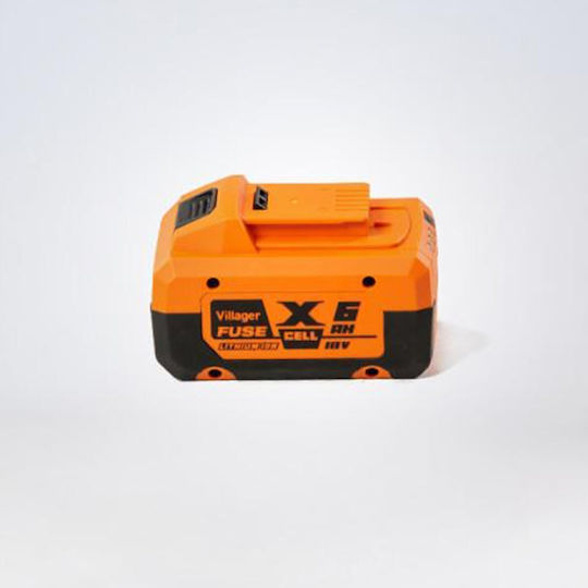 Villager Villager Lithium Werkzeugbatterie 18V mit Batteriekapazität 6Ah