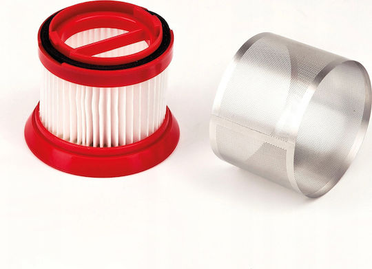 Girmi AP9100 Акумулаторна Вертикална Прахосмукачка 2 в 1 Stick & Ръчна 22.2V Сребриста