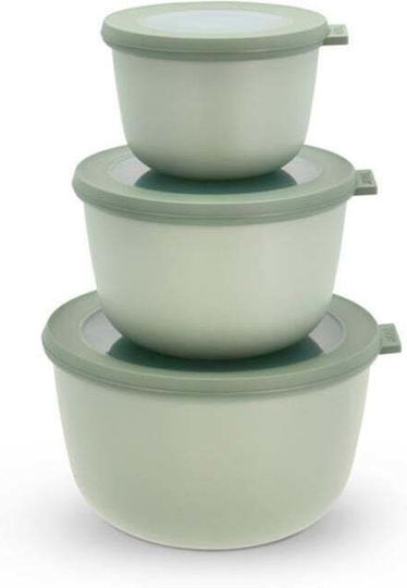Mepal Set Lunch Boxes Green 3 Pieces Mepal Set Lunch Boxes Green 3 Pieces